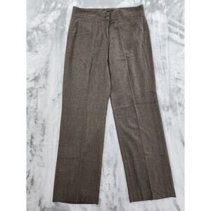 Vintage 90s ISDA & Co Wool Blend Mid Rise Trouser Pants Size 6 Green‎ Office